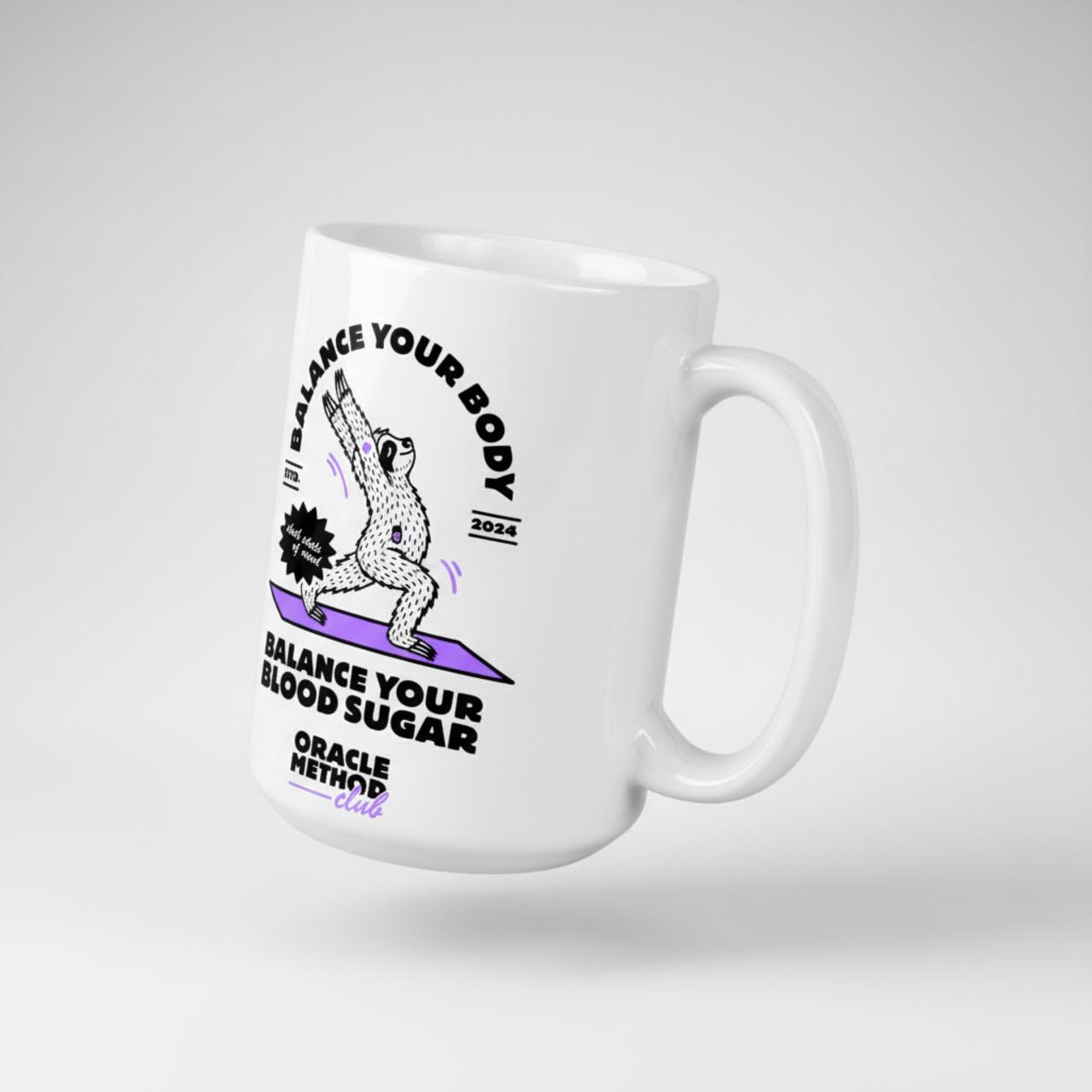 Mug - Balance your Body Balance your Blood Sugar - white