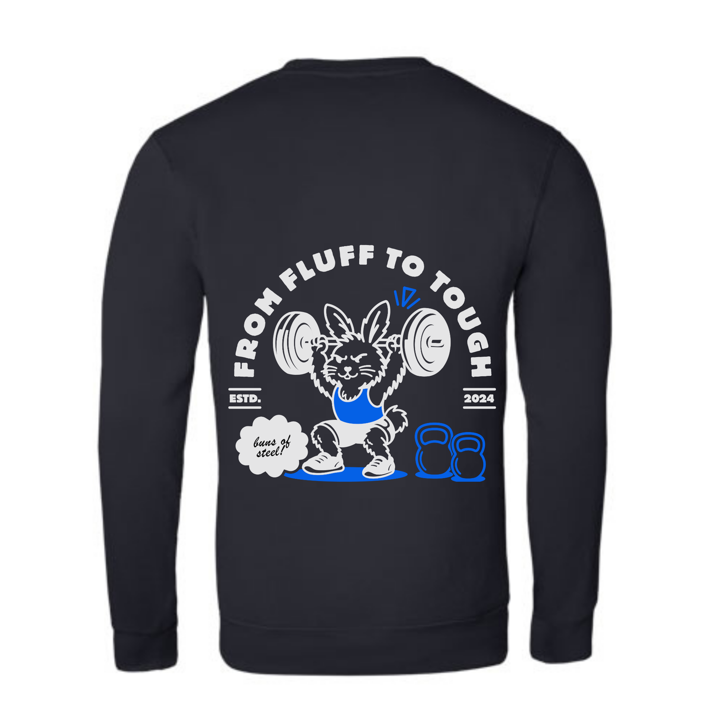 Sweatshirt - From Fluff to Tough - male bunny