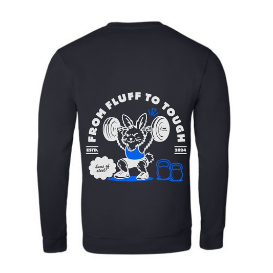 Sweatshirt - From Fluff to Tough - male bunny