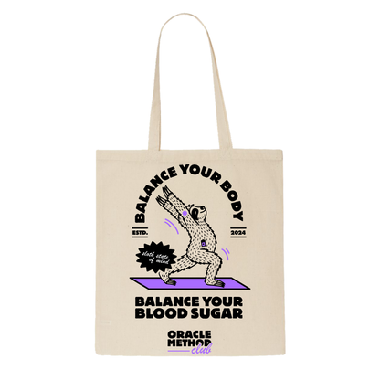 Tote bag - Balance your Body Balance your Blood Sugar