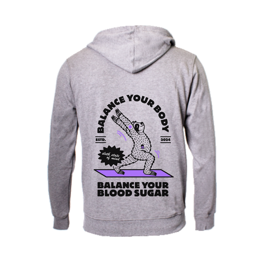 Hoodie - Balance your Body Balance your Blood Sugar - unisex