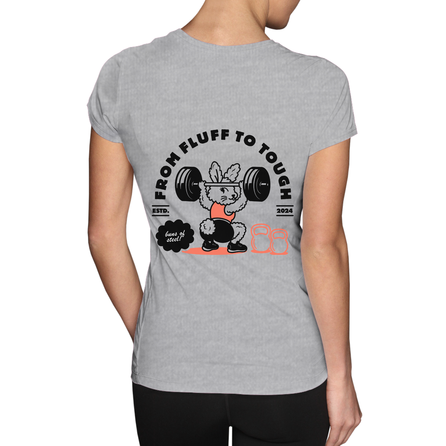 Ladies tee - From Fluff to Tough