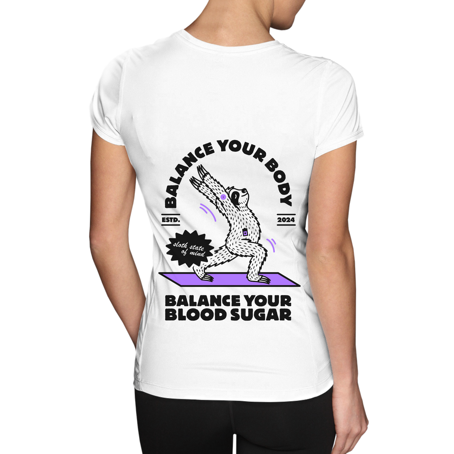 Ladies Tee - Balance your Body Balance your Blood Sugar