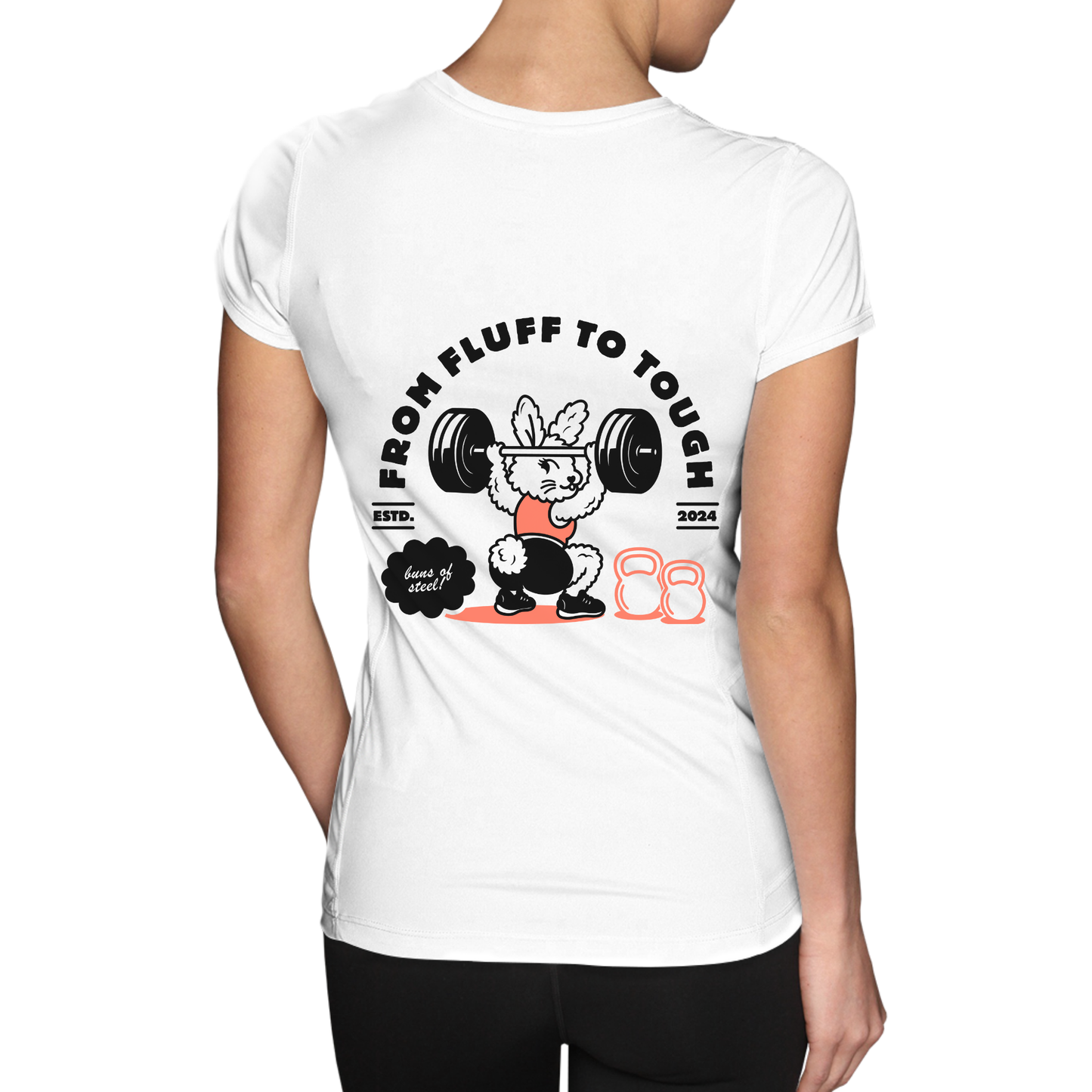 Ladies tee - From Fluff to Tough