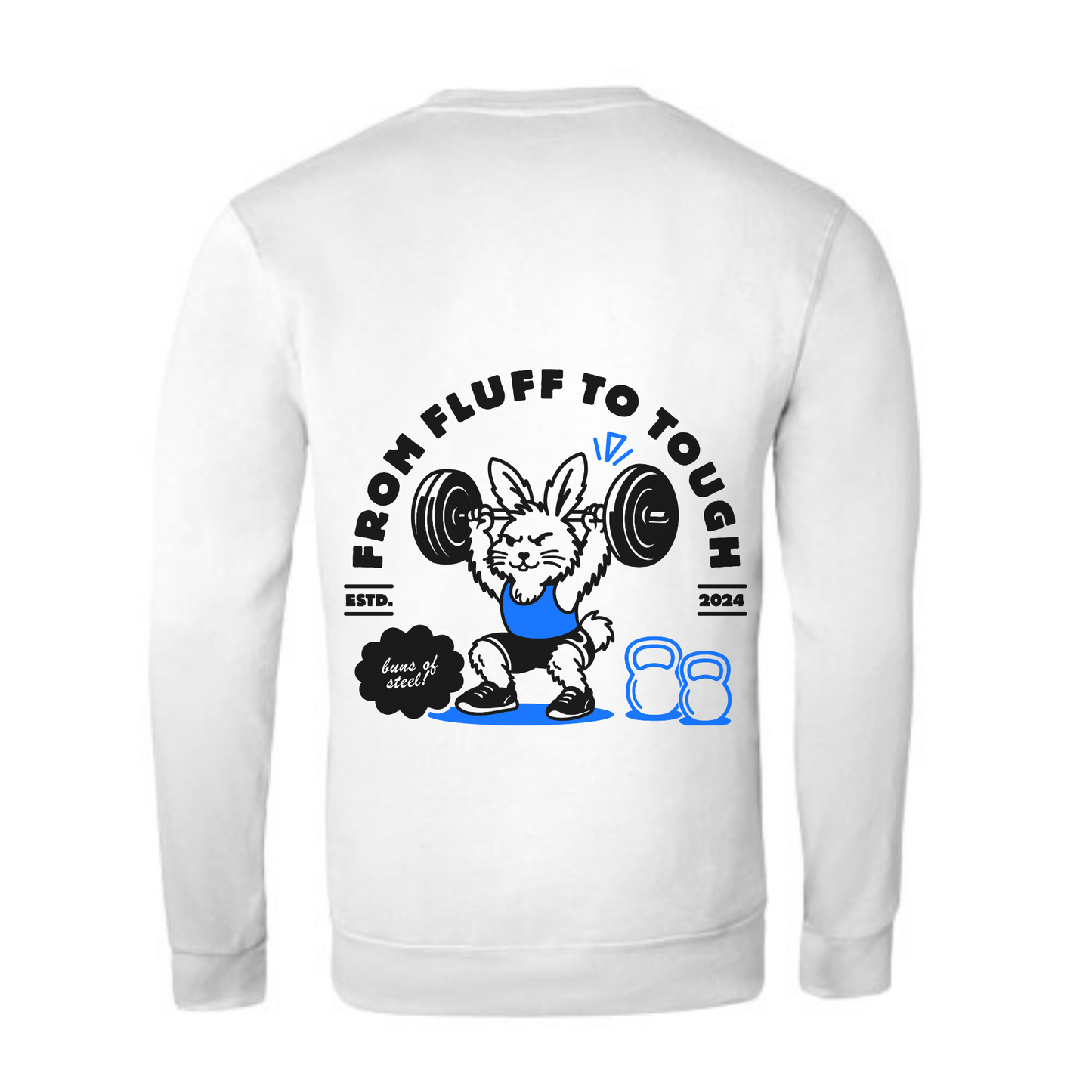 Sweatshirt - From Fluff to Tough - male bunny