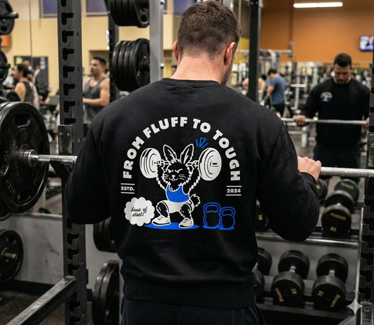 Sweatshirt - From Fluff to Tough - male bunny