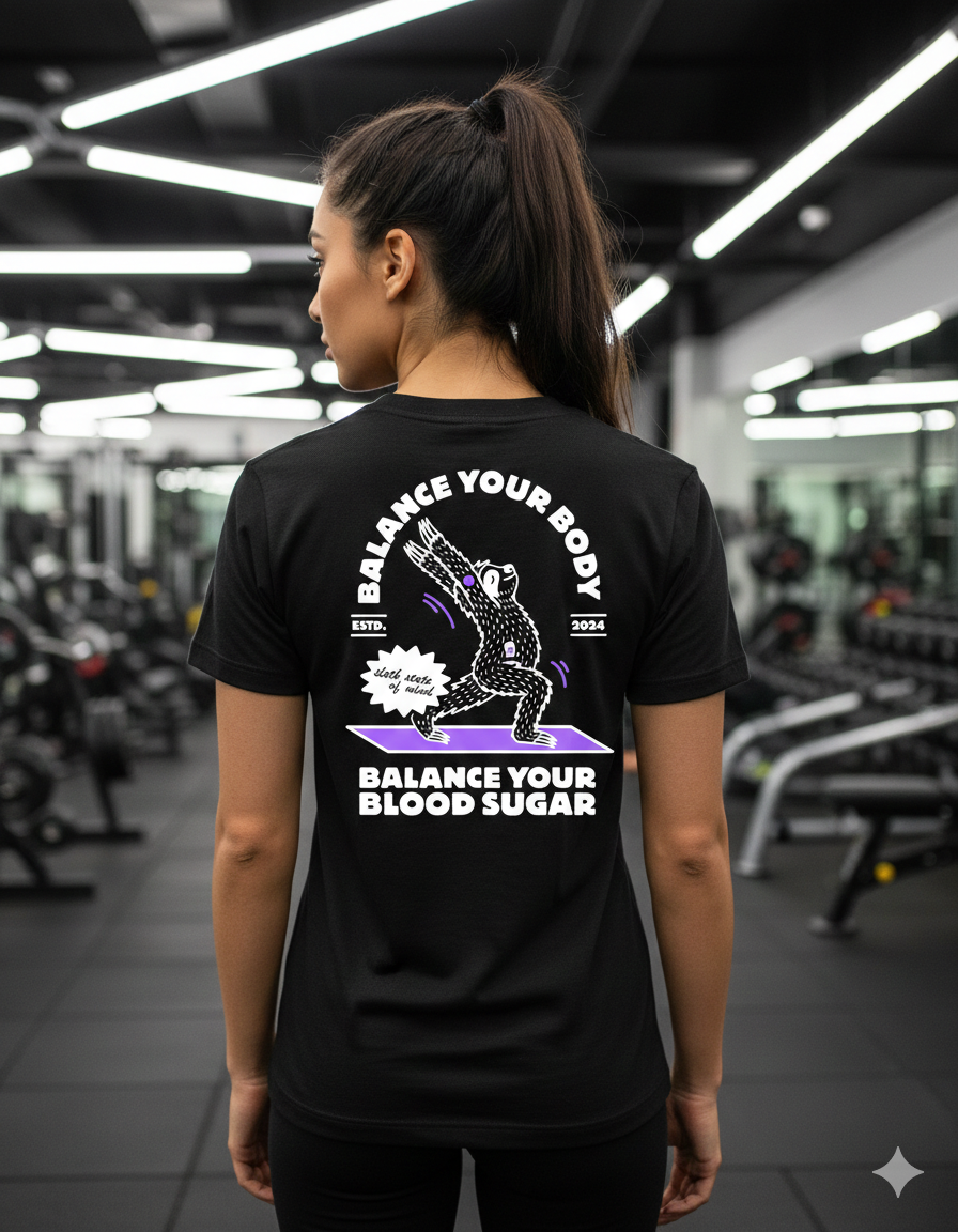 Unisex Tees - Balance your Body, Balance your Blood Sugar