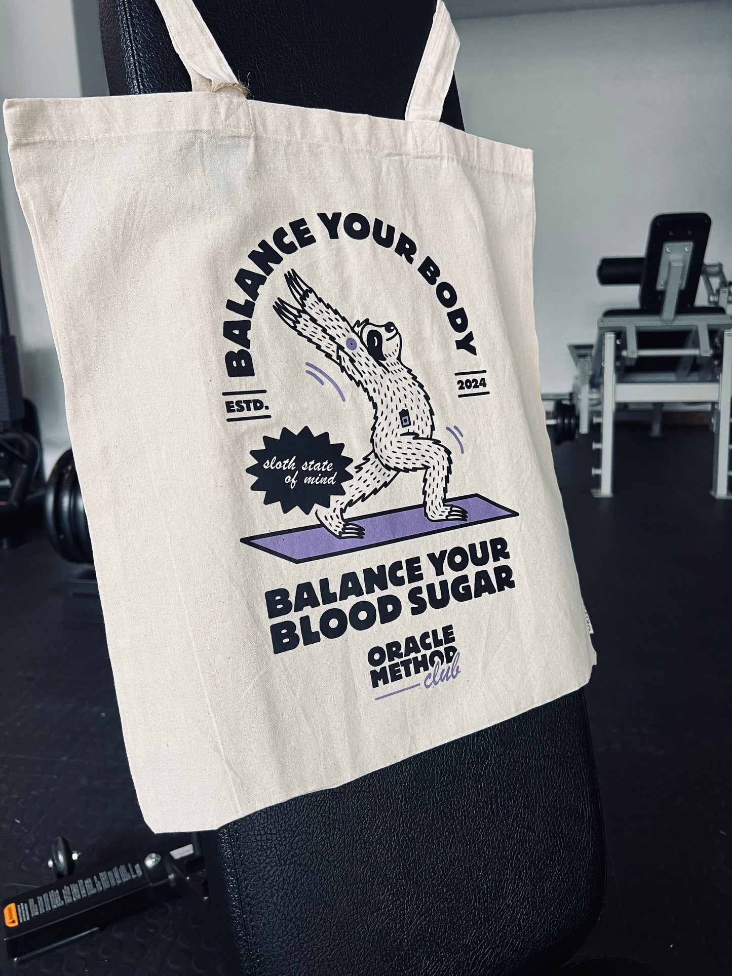 Tote bag - Balance your Body Balance your Blood Sugar