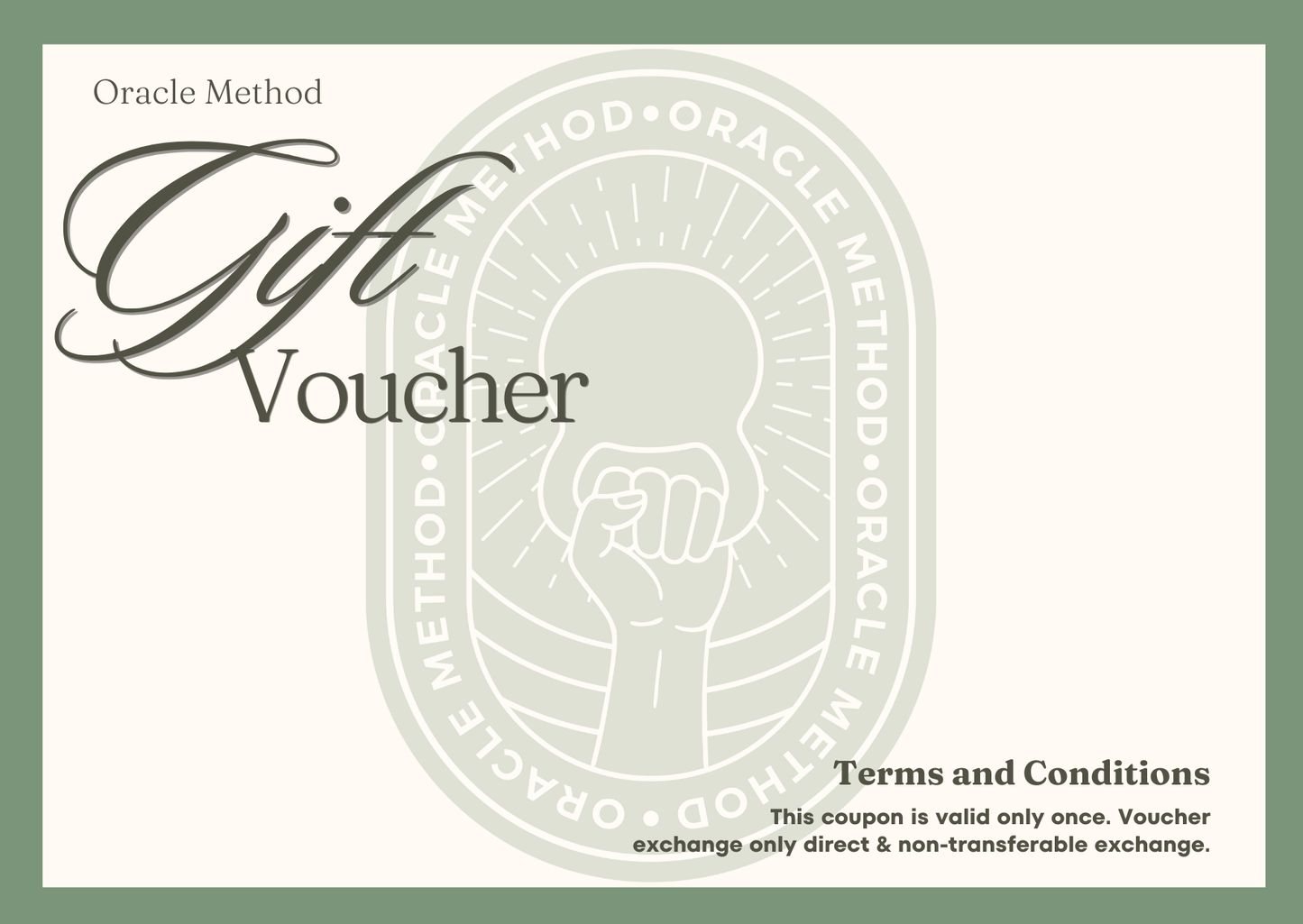 Oracle Method Gift Card