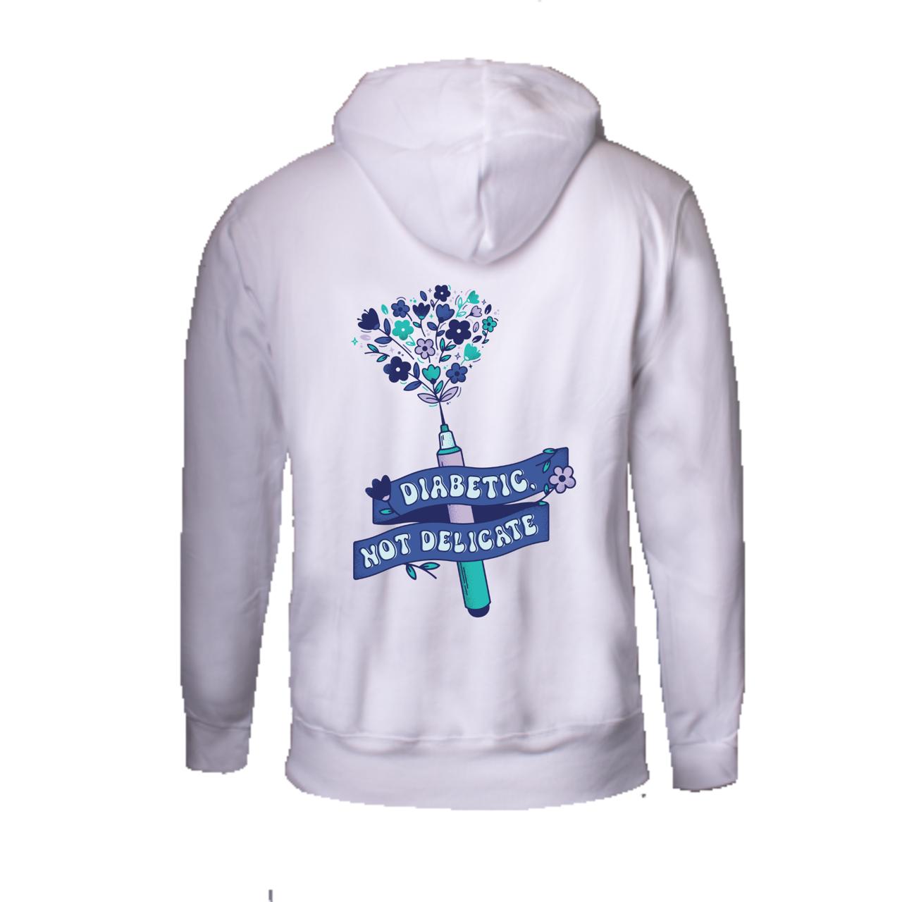 Hoodie | Female floral | Diabetic, not Delicate