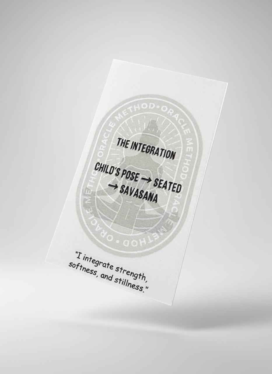 Oracle Method Yoga Cards