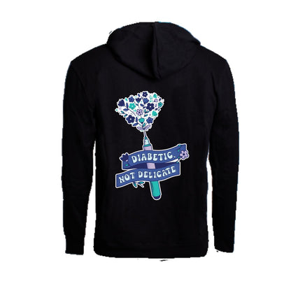Hoodie | Female floral | Diabetic, not Delicate