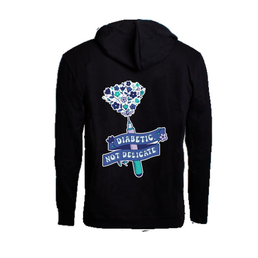 Hoodie | Female floral | Diabetic, not Delicate