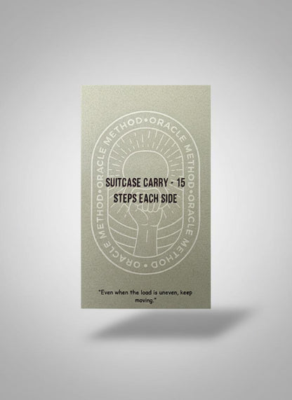 Oracle Method Fitness Cards