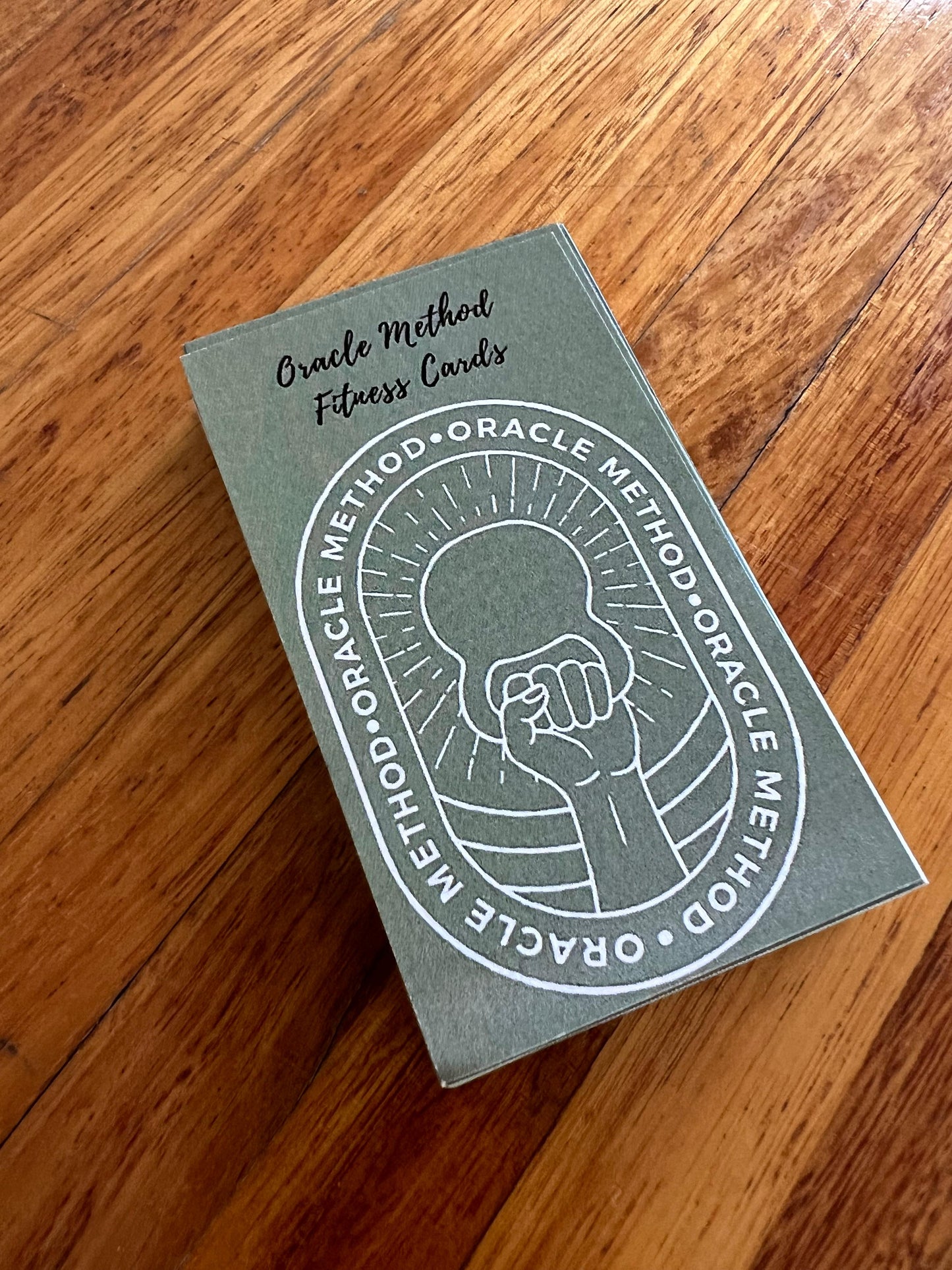 Oracle Method Fitness Cards