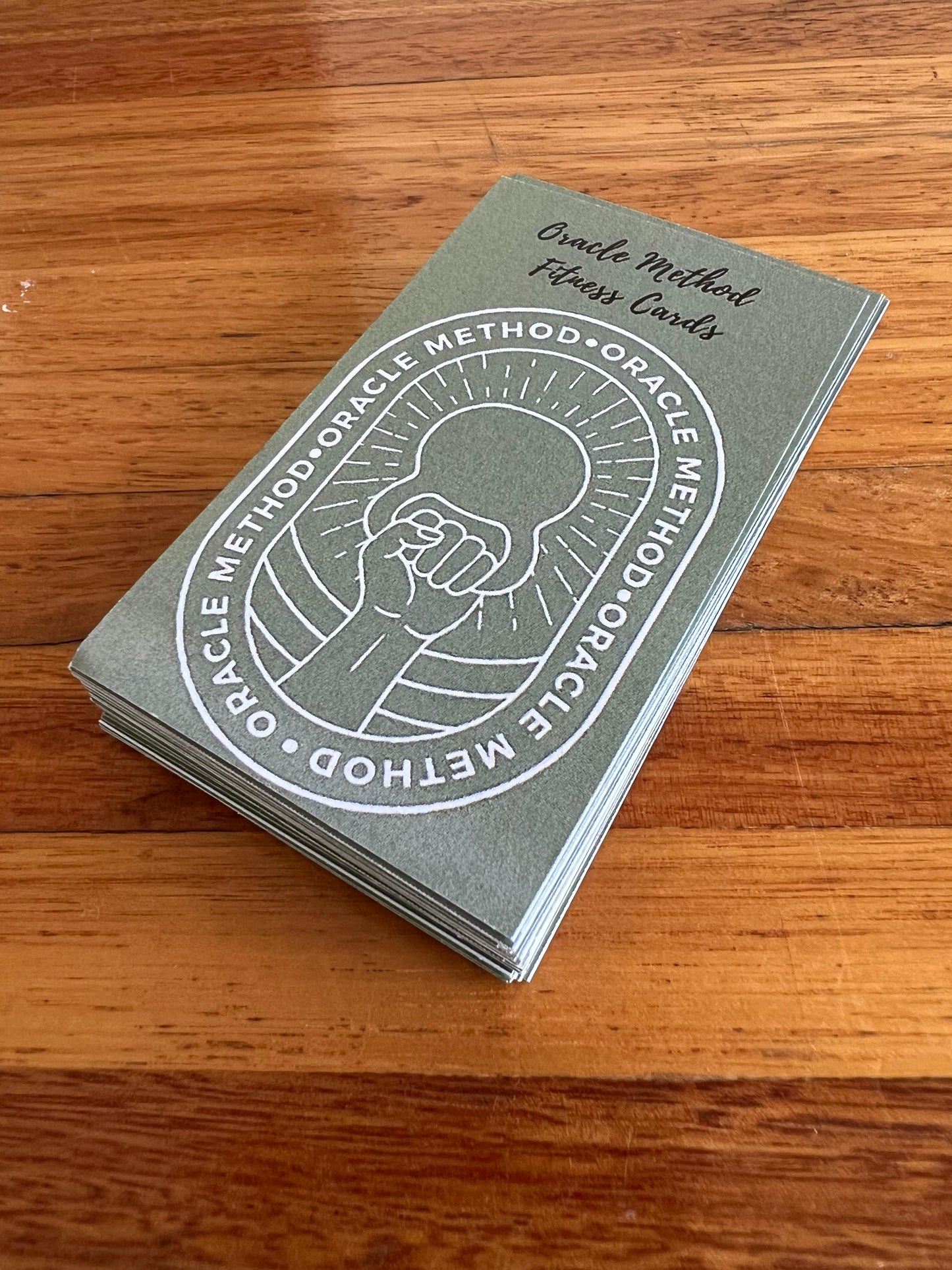 Oracle Method Fitness Cards