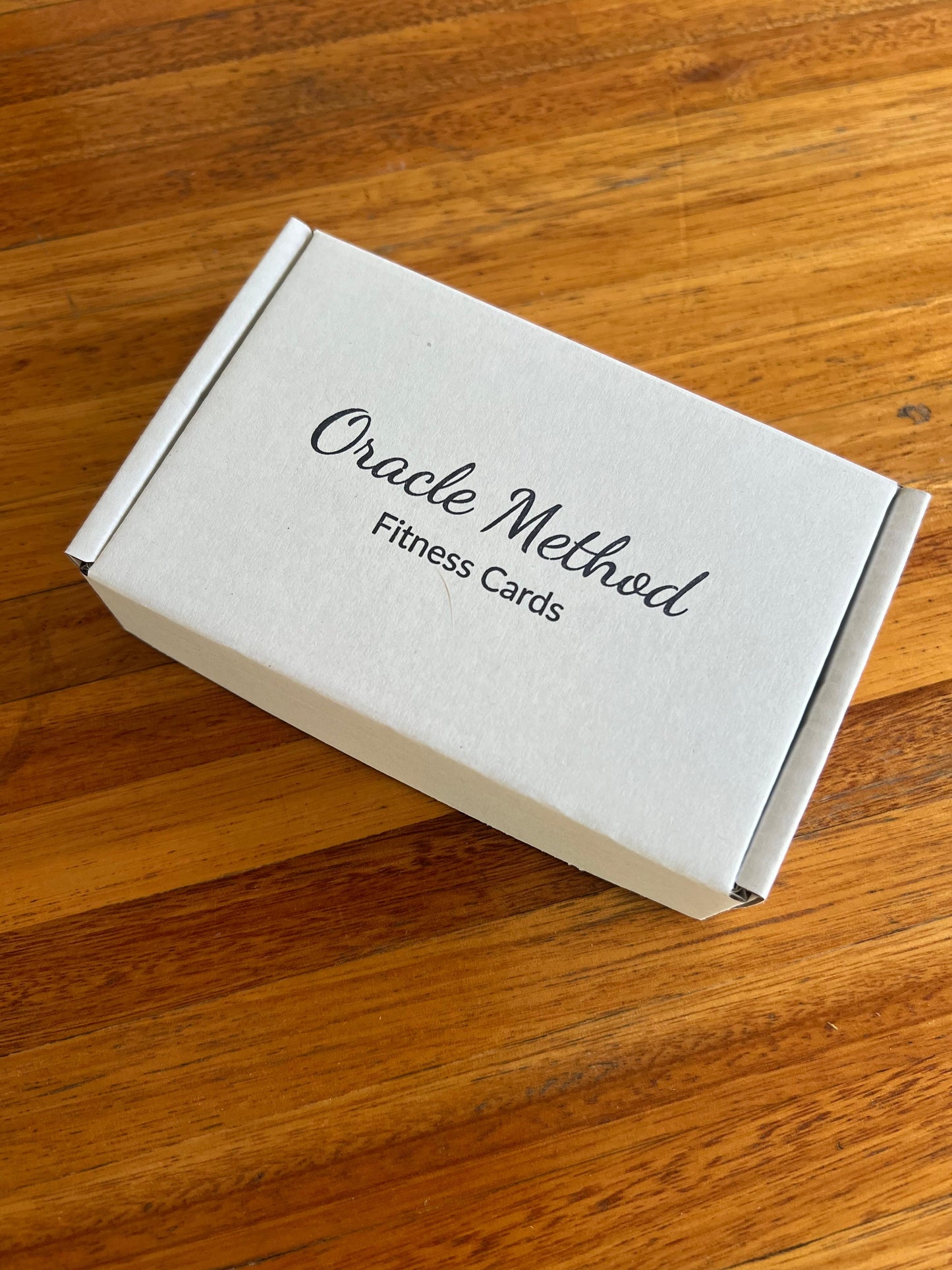 Oracle Method Fitness Cards