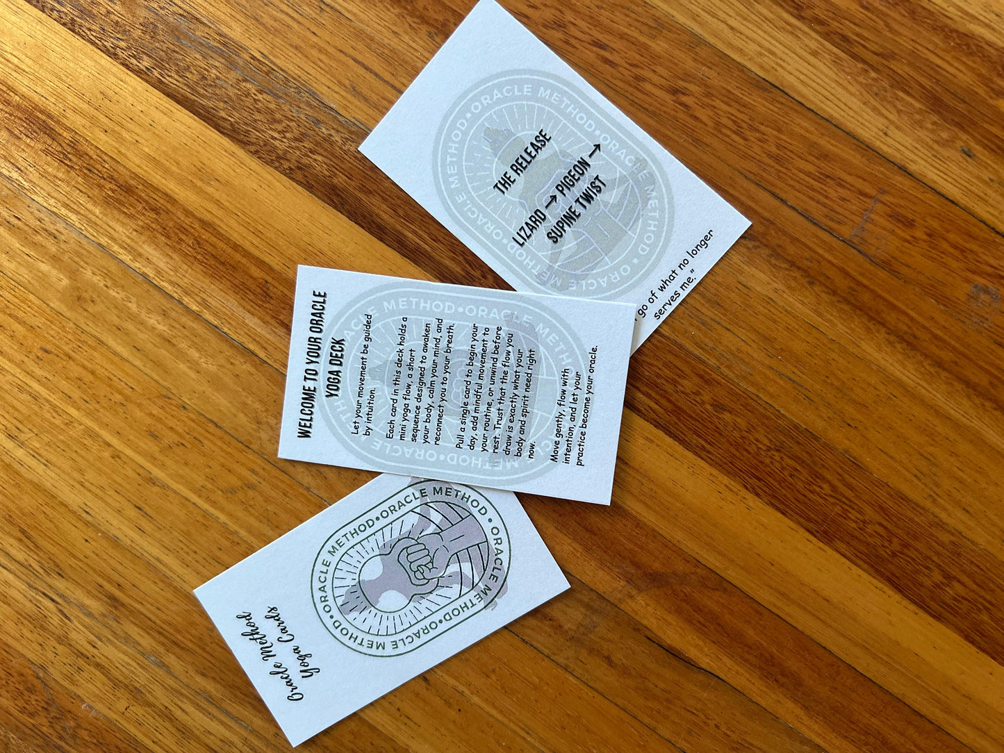 Oracle Method Yoga Cards