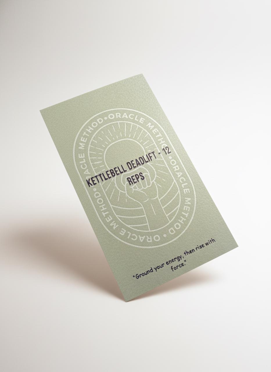Oracle Method Fitness Cards