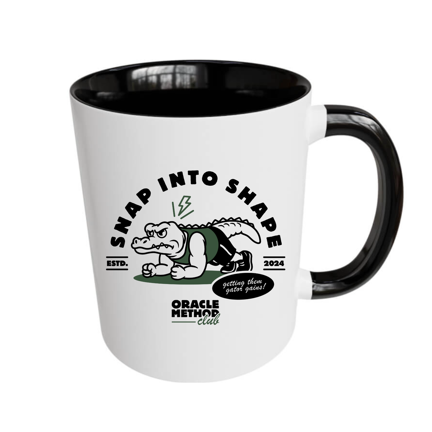 Mug - coloured handle - Snap into shape