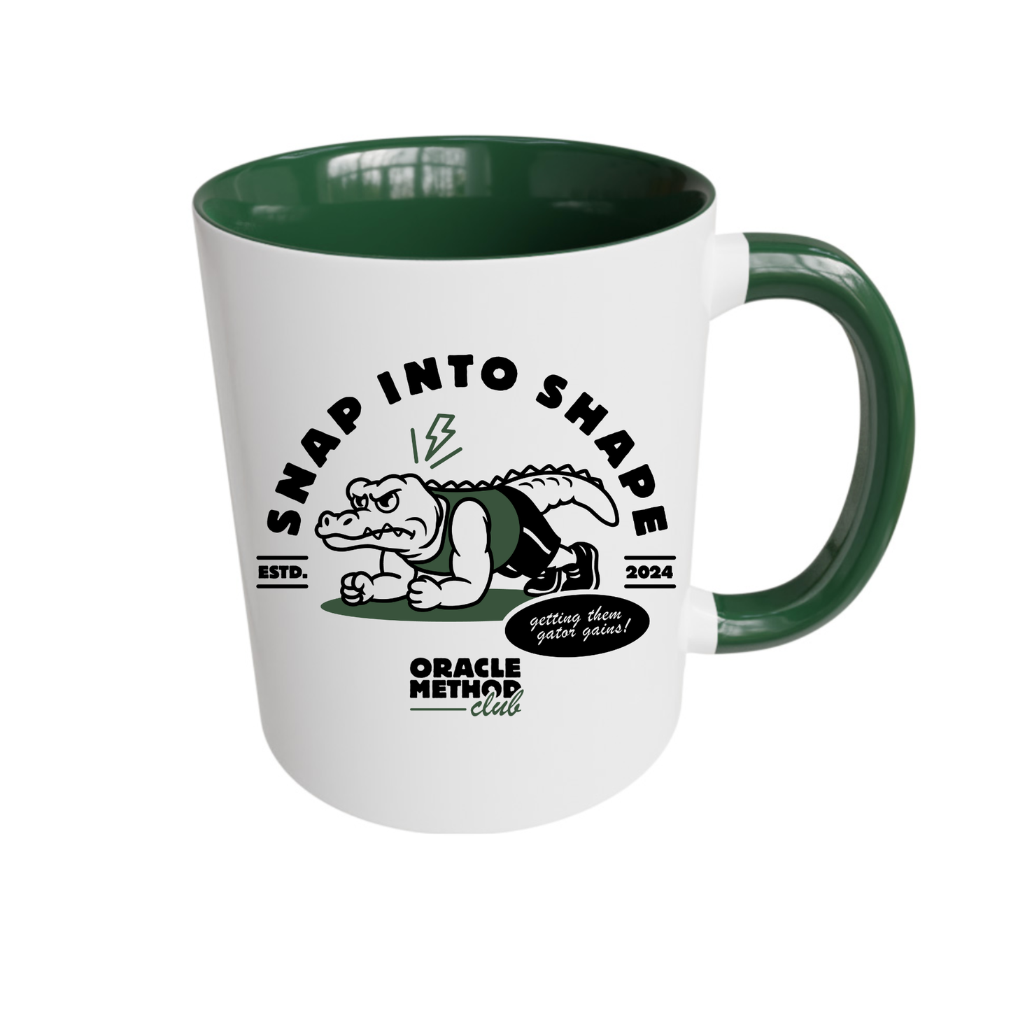 Mug - coloured handle - Snap into shape