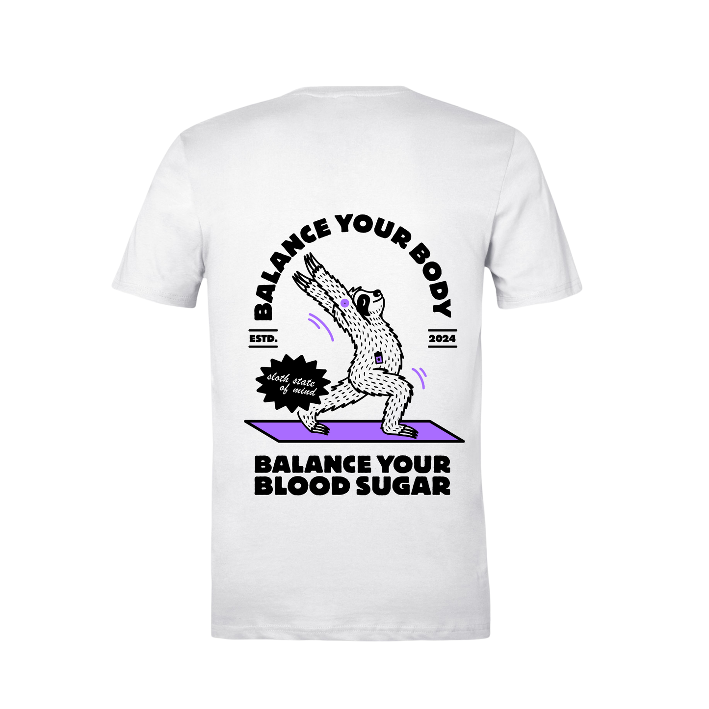 Unisex Tees - Balance your Body, Balance your Blood Sugar